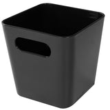 Ordnungsbox - 10x10x10 cm - schwarz - Ordnungskorb - Regalorganizer Wandregal