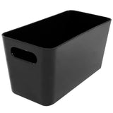 Ordnungsbox - SCHWARZ - 20x10x10cm - 1,4 Liter - Ordnungskorb - Schubladenorganizer Organizerbox Ordnungssystem