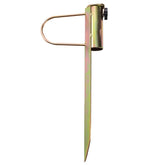 Erdspieß Sonnenschirmhalter 46 cm lang - Stahl Anker - Rasendorn Bodenanker für Schirme, Wäschespinne, Zaunpfosten
