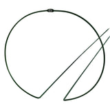 Pflanzenstütze rund - Ø30 cm - 100 cm hoch - Blumenhalter Stütze Blumen Stauden Büsche grün