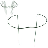 Pflanzenstütze rund - Ø30 cm - 100 cm hoch - Blumenhalter Stütze Blumen Stauden Büsche grün