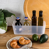 Ordnungsbox - 30x10x10cm - 2 Liter - Schubladenorganizer - Ordnungskorb Schublade - Organizerbox - Ordnungssystem Kunststoff