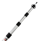 Aluminium Zeltstange - mit Spitze Ösen für Zeltschnur - teleskopierbar 80-230 cm 4 SegmenteTeile - 30/25/22/19 mm Ersatz Gestänge Zelt Vorzelt Camping Teleskopstange Aufstellstange