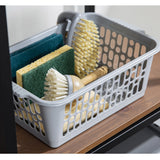 Körbchen Aufbewahrungskorb - 29x20x10 cm - Kunststoffkorb - Größe M - Organizer Ordnung - Aufbewahrung Bad Korb Kinderzimmer Haushalt