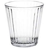 Melamin Geschirr und Acryl Glas Set für 4 Personen - 16 Teile - Campinggeschirr - gelb weiß - mit Trinkglas 360 ml klar Gläsern - Essgeschirr