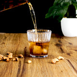 4 x Halloween Party-Glas aus Acryl 360ml Orange - Tischdeko Acrylglas Kunststoff Wasserglas Garten Echtglasoptik Picknick Becher Kinder Senioren Longdrink Coktail