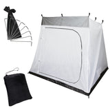 XL Innenzelt für 3 Personen 200x180 - mit 2 Wege-Reißverschlusstür wasserdichter Bodenwanne Innenkabine Schlafkabine atmungsativer Polyester mit Lüftungsnetz Schlafzelt für das Vorzelt