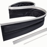 3 Meter Magnetischer Kederband mit Kederschiene Adapter-Set Drive-away Kit mit 4mm dickem Magnetstreifen Magnetsystem Vorzelt Zubehör Befestigung Camping