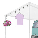 Haken für Kederschiene Kederleiste - 6mm/8mm mit S-Haken Markisenhaken Markisenschienenaufhängung Vorzelthaken Kederhaken