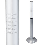 Aluminium Stützlastwaage 50-100kg mit Metallfuß - Deichselwaage Stützwaage Anhängerwaage Waage für Anhänger Trailer Wohnwagen