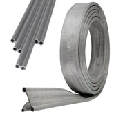 Doppelkeder Adapter mit Kederschiene 8mm - Drive away - 3 Meter Kederleiste für Wohnwagen Wohnmobil Caravan - Zeltkeder Vorzelt 6mm/4mm Keder Verbindung Kederband robust und biegsam grau 3m Kunststoff