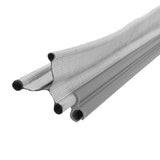 Doppelkeder Adapter mit Kederschiene 8mm - Drive away - 3 Meter Kederleiste für Wohnwagen Wohnmobil Caravan - Zeltkeder Vorzelt 6mm/4mm Keder Verbindung Kederband robust und biegsam grau 3m Kunststoff