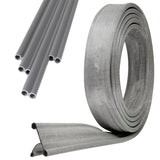 Doppelkeder Adapter mit Kederschiene 8mm - Drive away - 4 Meter Kederleiste für Wohnwagen Wohnmobil Caravan - Zeltkeder Vorzelt 6mm/4mm Keder Verbindung Kederband robust und biegsam grau 4m Kunststoff