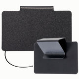 Etikettenhalter aus PVC in Schwarz 4x7cm  - Beschriftungsclip für Aufbewahrungsboxen für Regal Schubladen Schranktüren bis 1,5cm zum Einhängen Aufstecken Korbetiketten