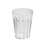 Melamin Geschirrset für 4 Personen - 16 Teile - mit Trinkgläsern klar 450 ml Campinggeschirr grau Essgeschirr Campinggeschirr