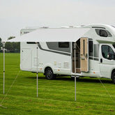 Sonnensegel 240x300 cm für Wohnwagen Wohmobil Vorzelt Camping Gestänge Sonnenschutz Reisevorzelt Busvorzelt 5000mm Wasserfest