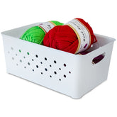 Ordnungsbox - 24x16x10cm - 3,3 Liter - DINA5 - Schubladenorganizer Ordnungskorb Schublade - Organizerbox Ordnungssystem Kunststoff Aufbewahrung Bad Korb Schrank Schreibtisch