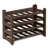 Flaschenregal aus stabilem Kunststoff - Weinregal Flaschenhalter Stapelbar und erweiterbar Flaschenständer - Aufbewahrung Flaschen - stapelbar - Regal Regalsystem Weinflaschen Wasserflaschen Polypropylen