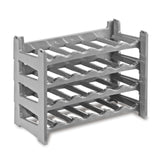 Flaschenregal aus stabilem Kunststoff - Weinregal Flaschenhalter Stapelbar und erweiterbar Flaschenständer - Aufbewahrung Flaschen - stapelbar - Regal Regalsystem Weinflaschen Wasserflaschen Polypropylen