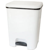 Mülleimer Treteimer 20 Liter eckig 31x28x40cm Kunststoff - Pedal zum Öffnen und Schliessen - Küche Pedaleimer Papierkorb Eimer Abfalleimer Abfallbehälter Mülltonne Müll Mistkübel