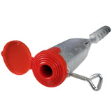 Universal Erdanker 56 cm lang - Stahl Anker - Bodenanker für Schirme, Wäschespinne, Zaunpfosten