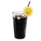 Melamin Geschirr Set Jesolo Grau für 4 Personen - 16 Teile - mit Trinkglas klar 630 ml Steingutoptik Campinggeschirr