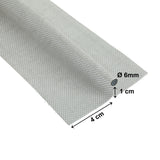 Zweifahniges Kederband - Meterware Ø6mm Band 4 cm breit Wohnwagen Wohnmobil Caravan Boot Zeltkeder Vorzelt - Keder Verbindung - Doppelfahnenkeder Textilkeder für Zelt Plane Sonnensegel