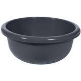 Runde Waschschüssel 4 Liter aus stabilem Kunststoff, Anthrazit, D-28