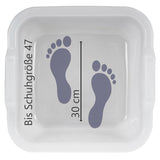 Schüssel 16 Liter quadratisch 38x37x18 cm weiß - Lebensmittelecht aus LDPE-Kunststoff Haushaltsschüssel Waschschüssel Universal Küchenschüssel Spülschüssel Kunststoff Fußbad Pflege - nestbar