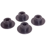 Bigfoot Universal Fußkappen für Ø2-3,5cm Einsinkschutz für Garten-Stuhl Camping-Tisch verhindert Einsinken Fußteller Beinkappen Bodenschutz Rund Stuhlfuß Zellstangenfuß Tarpstangenteller