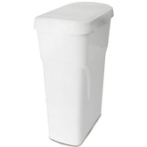 25 Liter Mülltonne Recyclingtonne 21x36x52cm mit abnehmbarem Druckdeckel - Schmal Recycling-Aufkleber Küche Mistkübel Trash Bin Groß Küchenabfalleimer Papiermülleimer