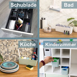 Ordnungsbox - 30x10x10cm - 2 Liter - Schubladenorganizer - Ordnungskorb Schublade - Organizerbox - Ordnungssystem Kunststoff