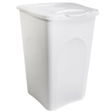 Wäschekorb 50 Liter groß mit Deckel - Wäschesammler ohne Löcher 39x37x55cm Wäschebox Wäschesortierer Haushaltskorb Korb Haushalt Kunststoff Wäschetruhe Wäschetonne Wäschesack