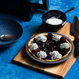 Air Fryer Form 2 Stück Ø20,5x2,5 cm runde Backform für die Heissluftfriteuse - klein Zubehör Einsatz Stahlblech antihaftbeschichtet bis 230°C Backform