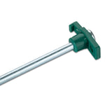 10 Stück Stahl Hering 25 cm - rundes Profil Ø8mm - Felsnagel Zelthering harter Boden Zeltnagel Zeltpflock Erdspieß Camping Zubehör Outdoor Set