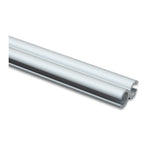 Alu Doppelkederschiene 1 Meter Kederleiste Ø8mm (passend für 5-7mm Keder) - Aluminium Leiste Kederprofil für Wohnwagen Wohnmobil - Zelt Vorzelt Schürzenleiste Vorzeltschiene