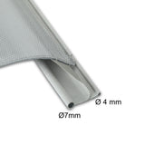 Universalverankerungsset für Kassettenmarkise Wohnwagenmarkisen Wohnmobilmarkisen 2 Spanngurte 2m lang Spannfeder und Heringe Kederband Vorzelt Zelt Zubehör Camping Set