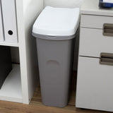 25 Liter Mülleimer schmal Klapp-Deckel Müllsackhalterung 39x24x51 cm Recycling Mülltrennung Abfalleimer Abfallbehälter Müll Küche rechteckig Abfallsammler 25 Liter Kunststoff Eimer Mülltonne