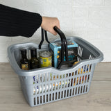 Tragekorb mit 2 Henkeln 20 Liter 44x32x23 cm Einkaufskorb Transportkorb Kunststoff Korb