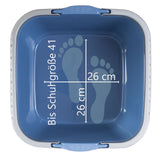 6x quadratische Schüsseln mit Tragegriff 13 Liter - Waschschüssel Spülschüssel 35 x 35 cm Aufbewahrung