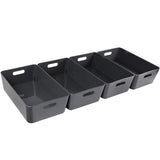 Unterbett Schubladen Organizer Set - 12 cm hoch - passend für Bettkasten 40x100 cm - Bett Aufbewahrung