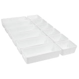 Schubladen Organizer - 12 Teile - 60x40x6 cm - 2 Größen - Aufbewahrungsbox - OrdnungssystemOrganizer