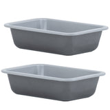 Air Fryer Backform 16,5x11,5x4,5 cm rechteckig für die Heissluftfriteuse - Zubehör klein eckig Einsatz Stahlblech antihaftbeschichtet bis 230°C Backform