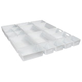 Schubladen Organizer 18 Teile - 60x75x6cm - in 3 Größen - Aufbewahrungsbox Ordnungssystem