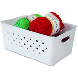 Ordnungsbox - 24x16x10cm - 3,3 Liter - DINA5 - Schubladenorganizer Ordnungskorb Schublade - Organizerbox Ordnungssystem Kunststoff Aufbewahrung Bad Korb Schrank Schreibtisch