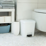 Mülleimer Treteimer 7 Liter eckig 21x23x26cm Kunststoff Küche Büro Bad Pedaleimer Kosmetikeimer Papierkorb Eimer Abfalleimer Abfallbehälter Mülltonne Müll Mistkübel