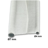 Doppelkederband mit einfacher Lasche - Meterware Keder 4/7mm Band 3,5 cm breit Wohnwagen Wohnmobil Caravan Boot Zeltkeder Vorzelt - Keder Verbindung - einfahnig Textilkeder für Zelt Plane Sonnensegel