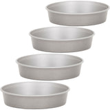 Air Fryer Förmchen Ø10,5x2,5 cm runde kleine Backförmchen für die Heissluftfriteuse - Zubehör klein Einsatz Stahlblech antihaftbeschichtet bis 230°C Backform