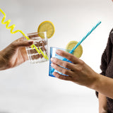 Melamin Geschirr Set Bambi Braun für 4 Personen - 16 Teile mit klaren Trinkgläsern 250 ml aus Acryl Steingutoptik Campinggeschirr