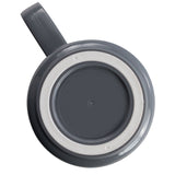 ABS Camping Tassenset non-slip elegante Farben 4 Tassen je 350 ml - grau weiß Campinggeschirr Geschirr Personen Picknick Camping Outdoor